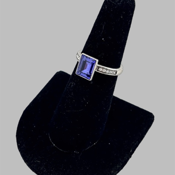 Brighton Silver Ring with Purple Gemstone - Picture 7 of 7